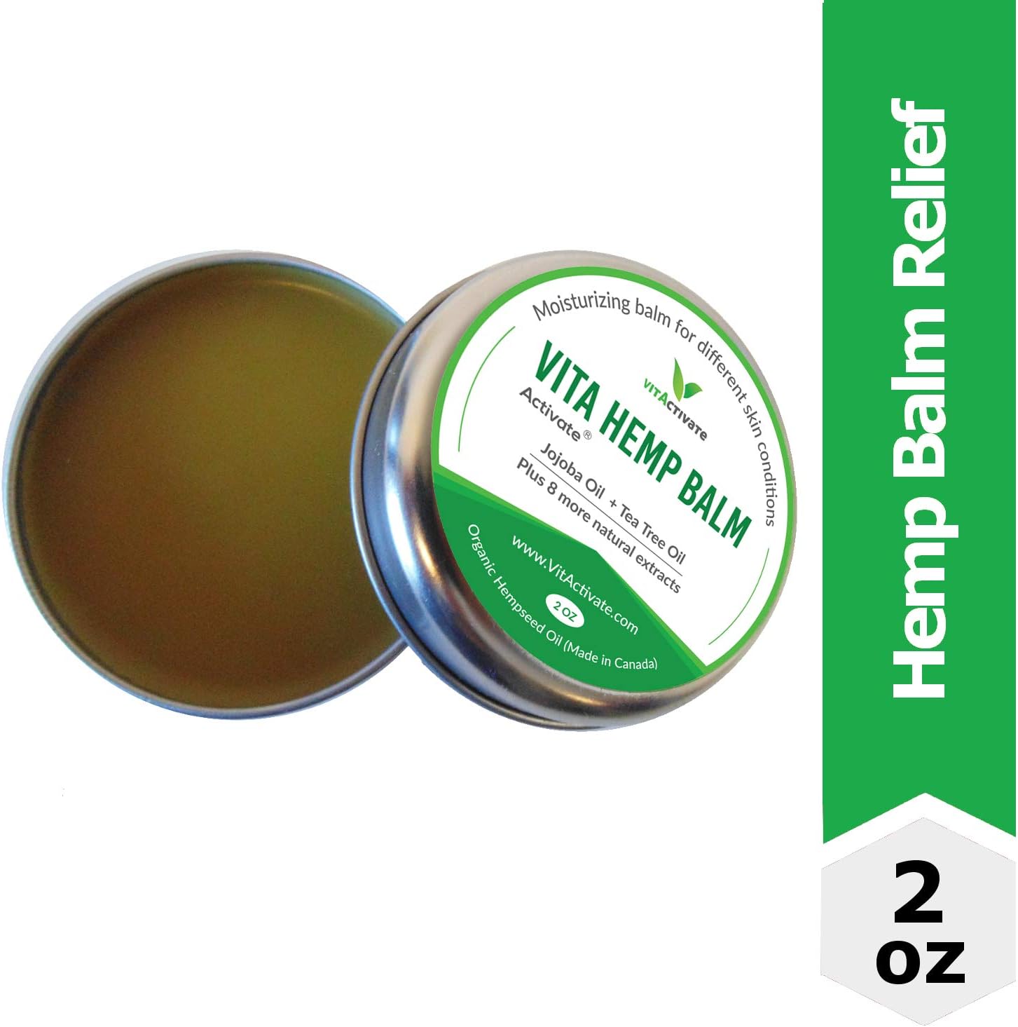 Hemp Skin Relief Balm - NATERA Ultra-Rich Balm to Oil Texture sooth Dry Cracked Skin