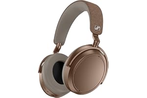 Sennheiser Momentum 4 Wireless Noise Cancelling Headphones - Bluetooth Headset for Crystal-Clear Calls with Adaptive Noise Cancellation, Over-Ear Headphones, 60h Battery Life, Folding Design, Brown