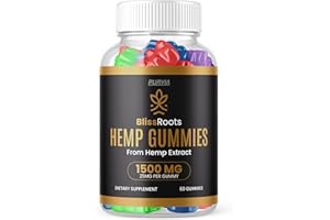 PURVIA Bliss Roots Gummies - Official Formula - Bliss Roots Hemp Gummies, BlissRoots Gummies Maximum Strength Vitamin Supplement Gummy, Bliss Roots Hemp Advanced Support, USA 1500mg Per Bottle (60 Gummies)