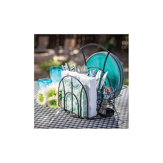 Giftburg Picnic Caddy, 3-Piece Set