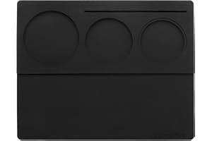 Normcore Espresso Tamping Station, Espresso Tamping Mat, Coffee Tamper Mat, Espresso Accessories Tool for Baristas, Food Grade Non-Slip Silicone, 9.5 Inch x 7.5 Inch