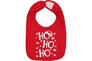 Aiden's Corner Handmade Cute Baby Holiday Christmas Bibs - Boy Girl Ho Ho Ho Xmas Bib
