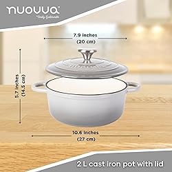 Cast Iron Dutch Oven with Lid – Non-Stick