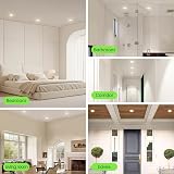ALUSSO LED Downlights 7W Ultra Slim 3CCT Dimmable IP44 6 Pack White view 9