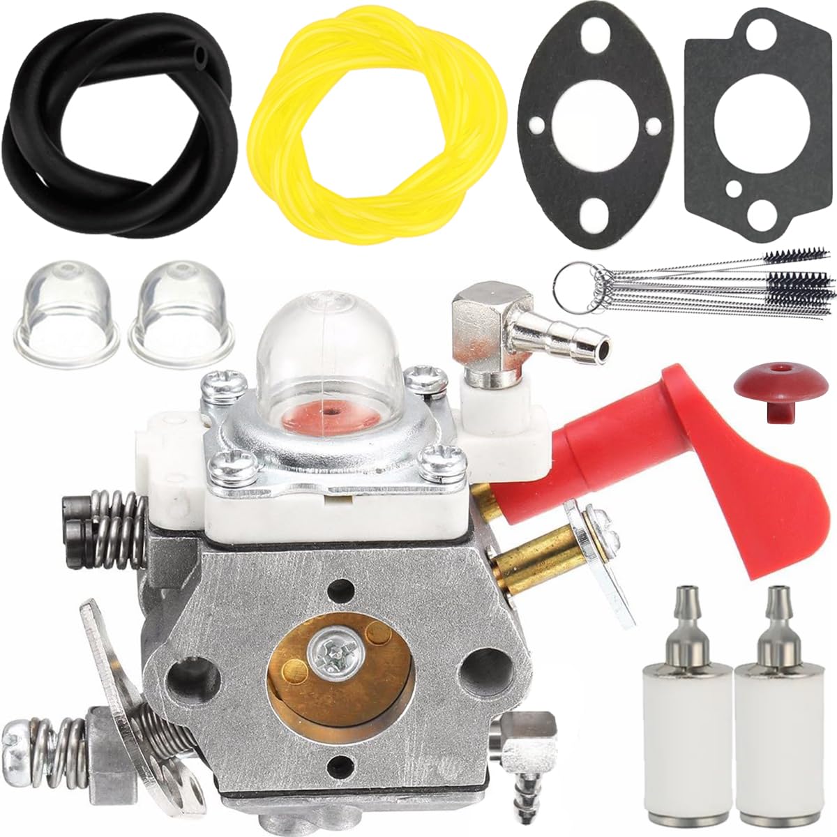 ZAMDOE Carburetor for Walbro WT 668 WT 997 WT 664 Carb for HPI Baja 5B SS 5T FG for Zenoah Cy for Rcmk for Losi 5ive-T 23-30.5CC Engines Carb for CY for Rovan KM engines, with fuel line filter