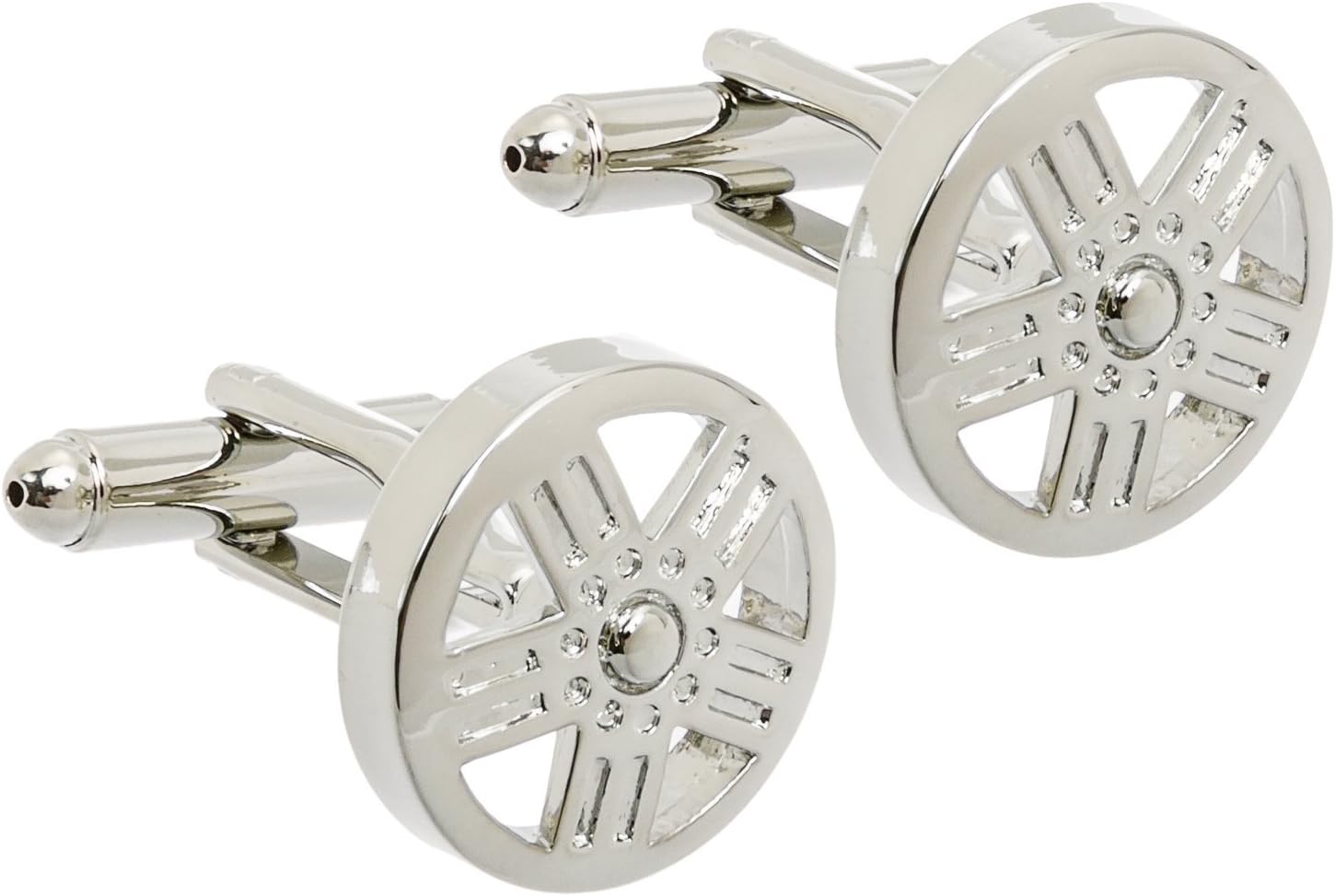 Tire Hubcap/Rim Cufflinks