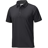 MAGCOMSEN Men's Polo Shirts Short Sleeve Dry Fit Golf Shirts Moisture Wicking Performance Athletic Casual Collared Shirt