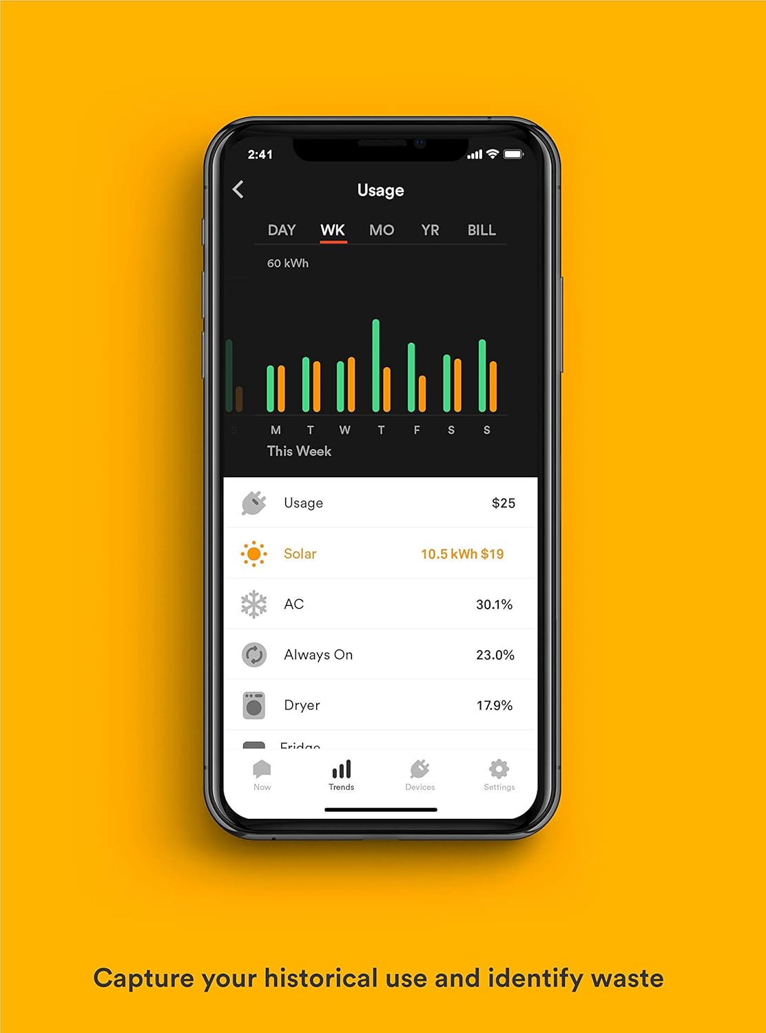 Sense Energy Monitor with Solar – Track Electricity Usage and Solar Production in Real Time Meets Rigorous ETL/Intertek Safety Standards - - 