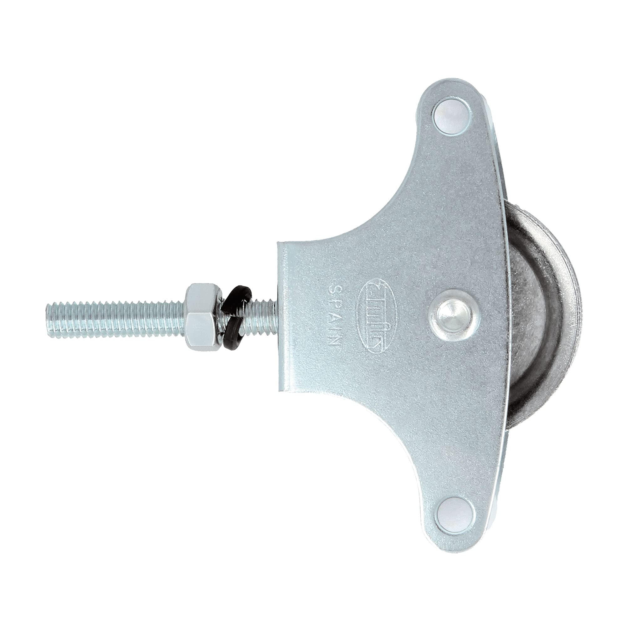 Amig - Clothesline Pulley - Clothes Airer Pulley - Secure and Easy to Install - 39 mm - Steel - Silver