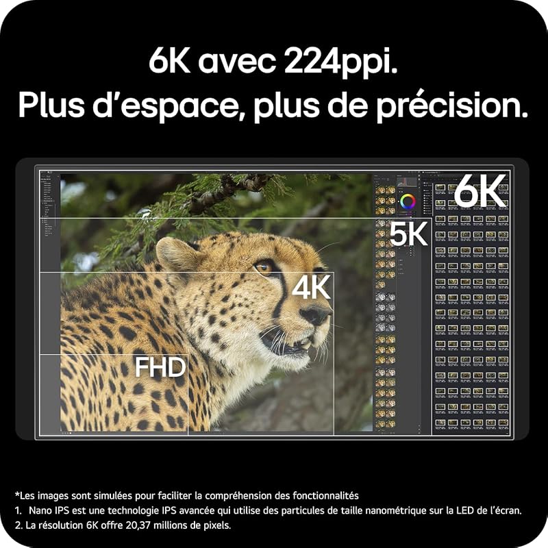 Ultrafine Evo | Écran Graphisme IPS 32" 6K | 450cd/m² Thunderbolt™ 5
