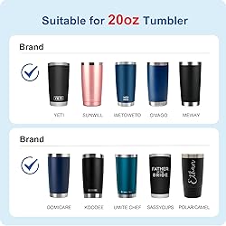Prurex 20 oz Tumbler Lids,Replacement Lid for 20 oz