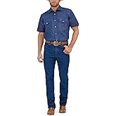 Wrangler Denim Short Sleeve Snap Shirt