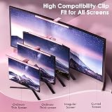 Quntis Monitor Light Bar Pink 40cm Eye Care Remote Dimmable Backlight view 9