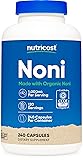 Nutricost Noni Capsules 500mg 240 Capsules - CCOF