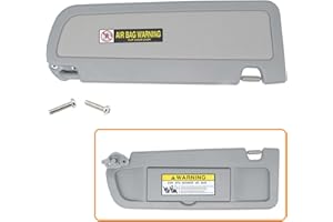 LEVANLIGHT Sun Visor Left Driver Side Compatible with Honda Civic 2006-2011, Replaces# 83280-SNA-A01ZA 83280-SNA-A01ZC (Clear