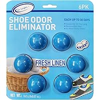 Air Jungles Odor Deodorizer Balls for Shoes, Gym Bags, Drawers, and Locker, Fresh Linen, Natural Tea polyphenols and…