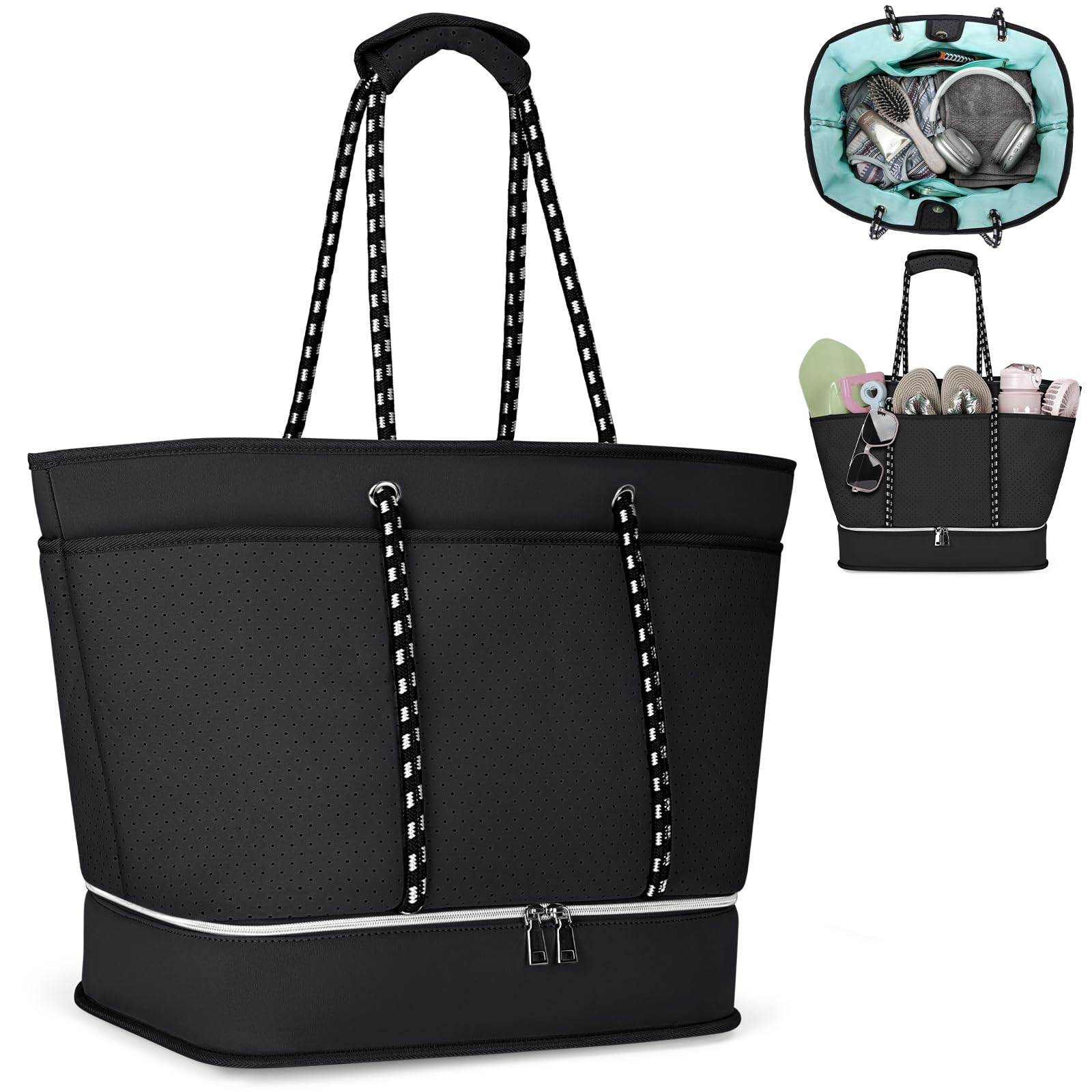 thumbnail image 2 of RAINSMORE Tote Bags For Women Laptop Bags Large 2 of 11