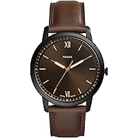 FOSSIL腕時計2セット Amazon.com: Fossil Men's Neutra Quartz Stainless Steel and Leather