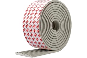 Dovesail Upgrade Baby Proofing Edge Corner Protector, 16.4ft Edge Guards Padding with 3M Adhesive, Extra-Wide Soft Rubber Foam Padding, Furniture,Sharp Edge Safety Corner Edge Bumper Guard-Gray