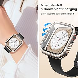 Goton 2-Pack Bling Case for Apple Watch Screen