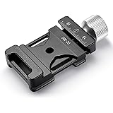 Neewer Aluminum Screw Knob Clamp Compatible Mini Quick Release Clamp for QR Plate (38mm)