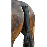 Horse Tail Guard Protector Equine Shield Wrap Non-Slip Breathable Neoprene Equestrian Protection Standard Size (Black)