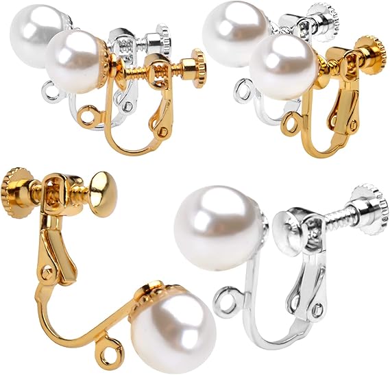 Clipon Earrings Converter, 12 Pieces (6 Pairs) Imitation