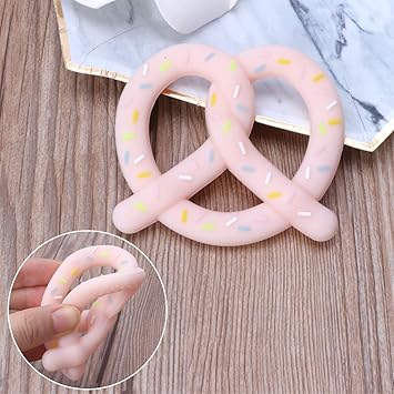 pretzel teething ring