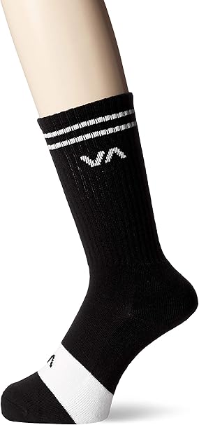 Amazon ルーカ メンズ ラインソックス ワンポイント Aj041 943 Union Skate Socks 靴下 おしゃれ Blk ブラック Us F Free サイズ スポーツソックス 通販