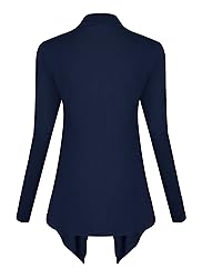 Urban CoCo Women's Drape Front Open Cardigan Long