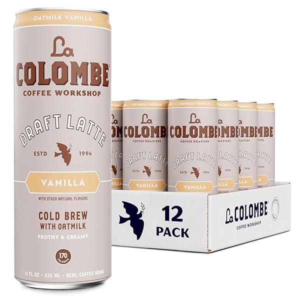 LA COLOMBE COFFEE, OATMILK VANILLA LATTE, 11 FL...