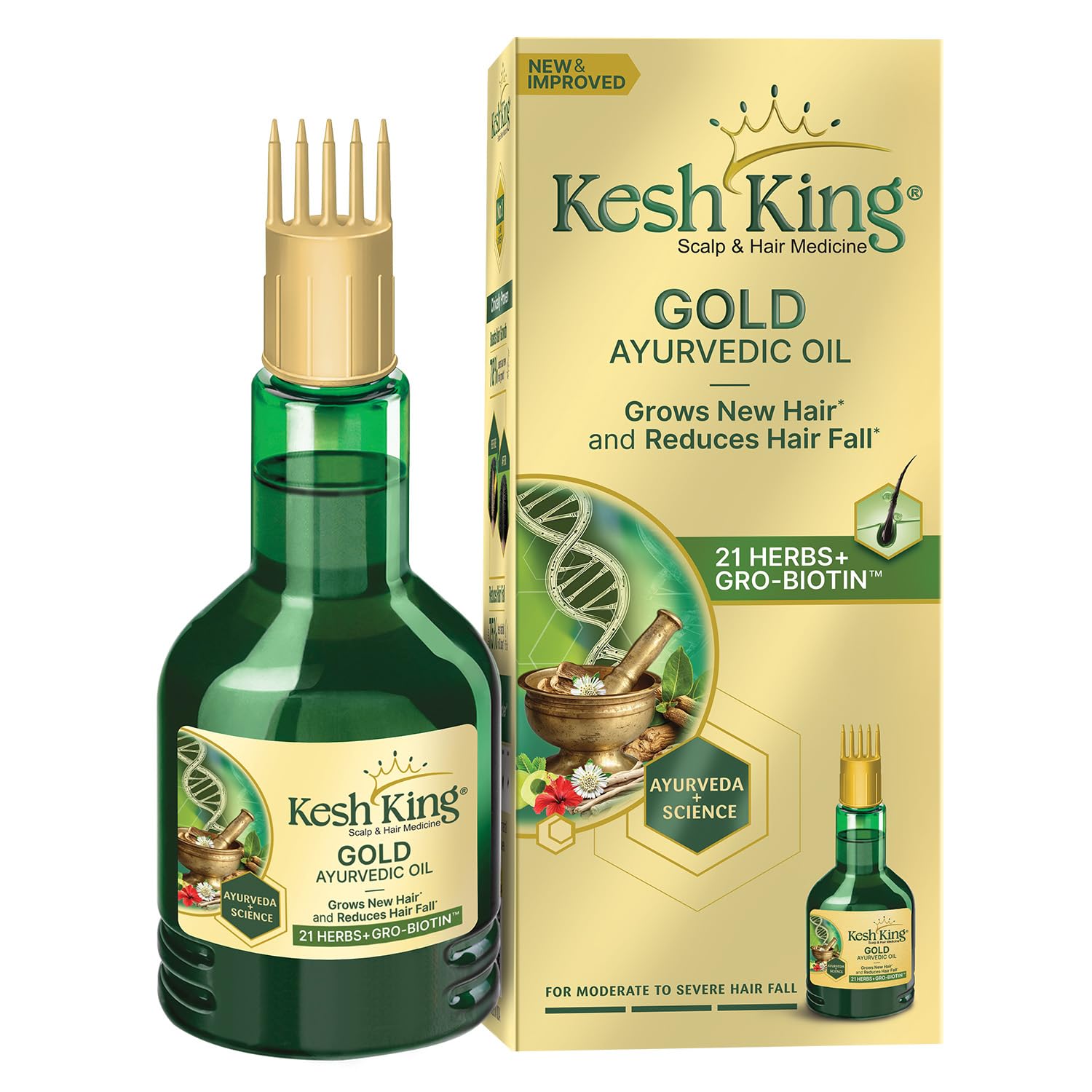 Kesh King Ayurvedic Scalp and Hair Oil, 100ml