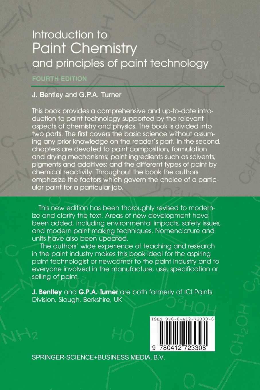 Introduction To Paint Chemistry And Principles Of Paint Technology