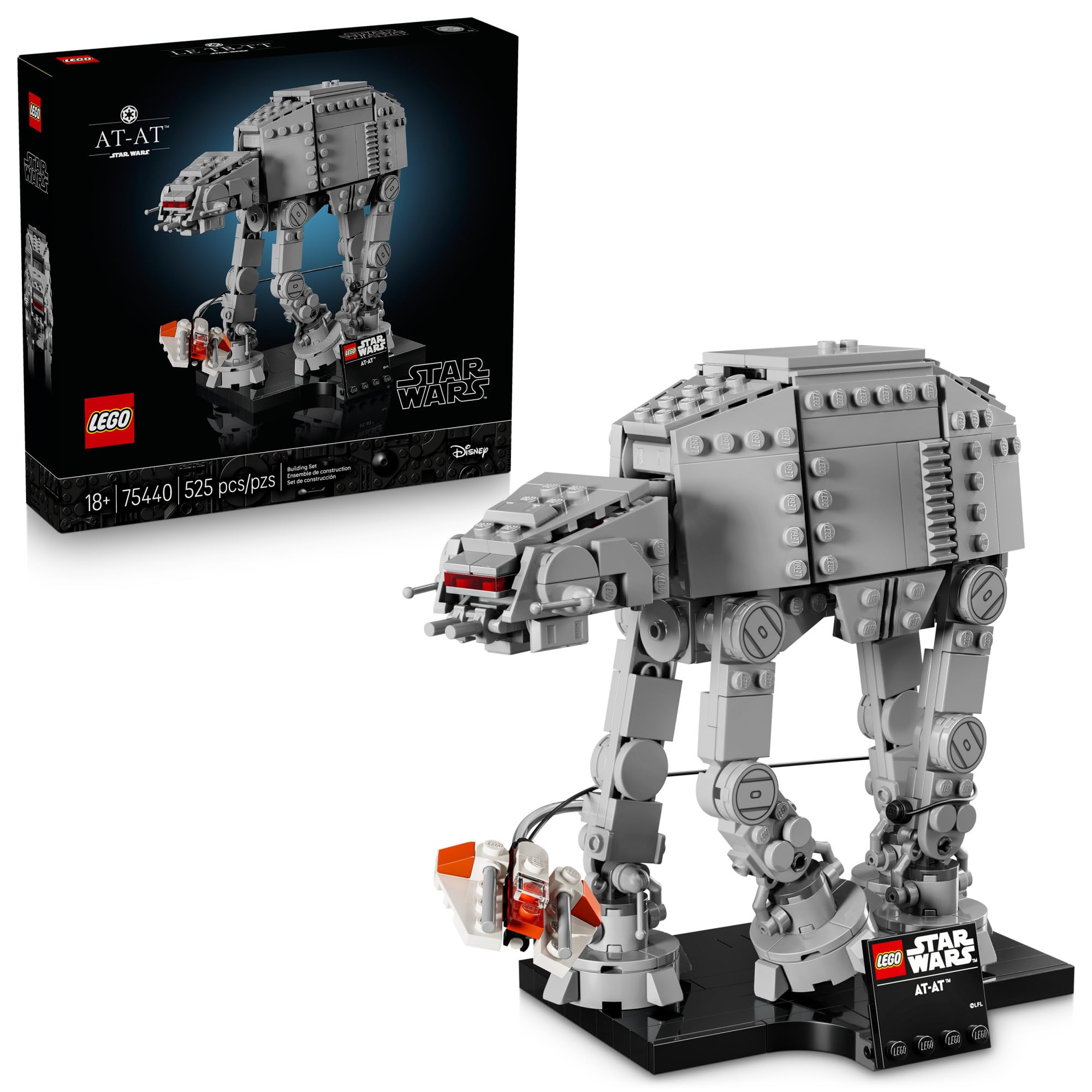 Photo 1 of LEGO Star Wars at-at Walker Building Set for Adults, Ages 18+ - Collectible & Room Decor for Office, Bedroom, or Book Shelf - Activity for Men, Women, & Movie Fans - Gift Idea for Birthdays - 75440