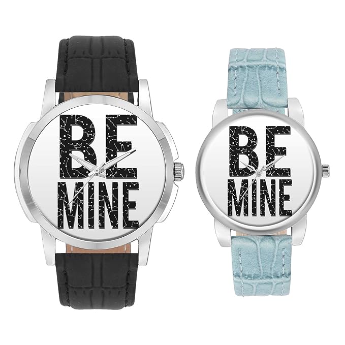 Gifts for Couple, Multicolor Dial Wrist Watch for Men and Women