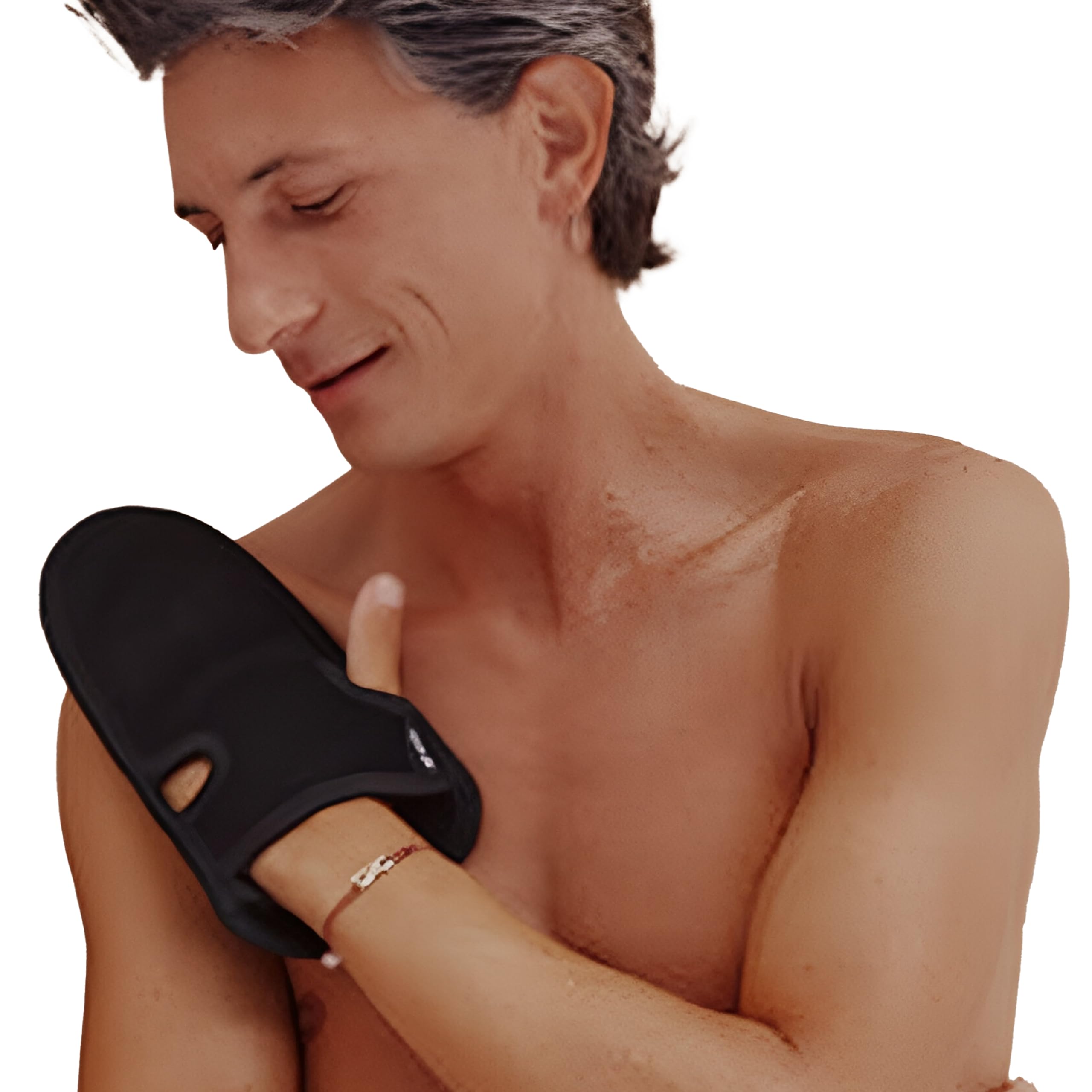 Glov Bath Scrub Bath Mitt Exfoliating Microfibre Glove for Dead Skin Removal and Ingrown Hair Care Reusable Shower Mitt for men and Women Compact Design Easy Use