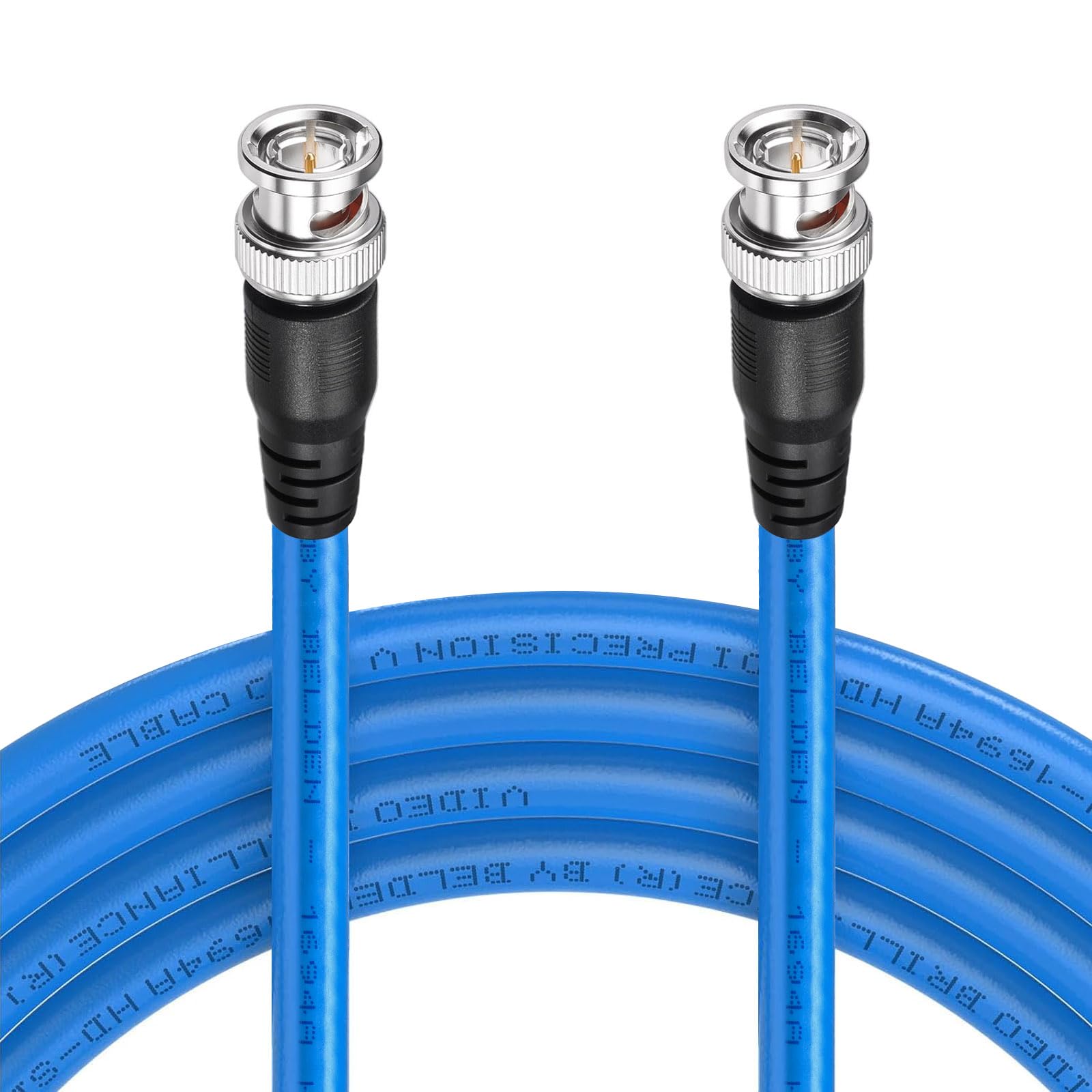 Superbat 3G/6G/12G SDI Cable 2m BNC Belden 1694A 75ohm Male to Male SDI Video Cable for HD Camera CCTV Monitor Video Equipment Supports HD-SDI/3G-SDI/6G-SDI/12G-SDI/4K/8K