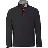Fila Men's Polartec Fleece 1/4 Zip Pullover, Black, 2XL
