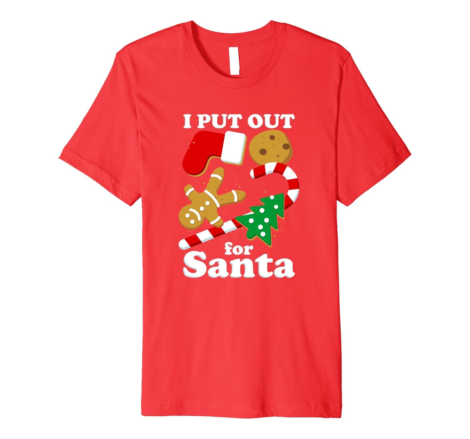 I Put Out For Santa Funny Christmas T-Shirt-ANZ