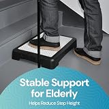 ASAB Portable Half Step Stool Non Slip Mobility Aid 49x39x9.5 cm view 7