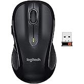 Logitech M510 Wireless Mouse, Black, Discontinued