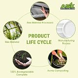 Ask Packaging 9 Inch Compostable Sugarcane Plates 50 Pack Heavy Duty view 4
