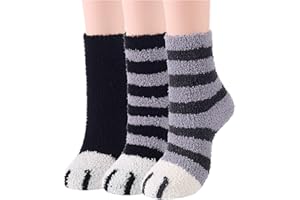 Century Star Non Slip Fuzzy Socks With Grips - Warm, Cozy, Fluffy Socks For Men - Perfect For Christmas