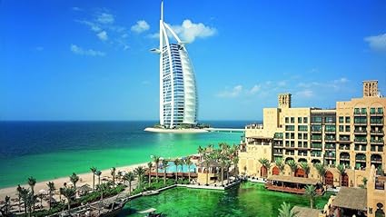 Burj Al Arab Dubai Nature Landscape Poster 43 Inch X 24 Inch