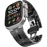 FULLIFE Titanium Band Compatible with Apple Watch Ultra 3/2/1 Bands 49mm for Men, Durable Lightweight Titanium Metal Strap for iWatch Series 11/10 46mm, 9/8/7 45mm, SE3/6/5/4 44mm, 3/2/1 42mm