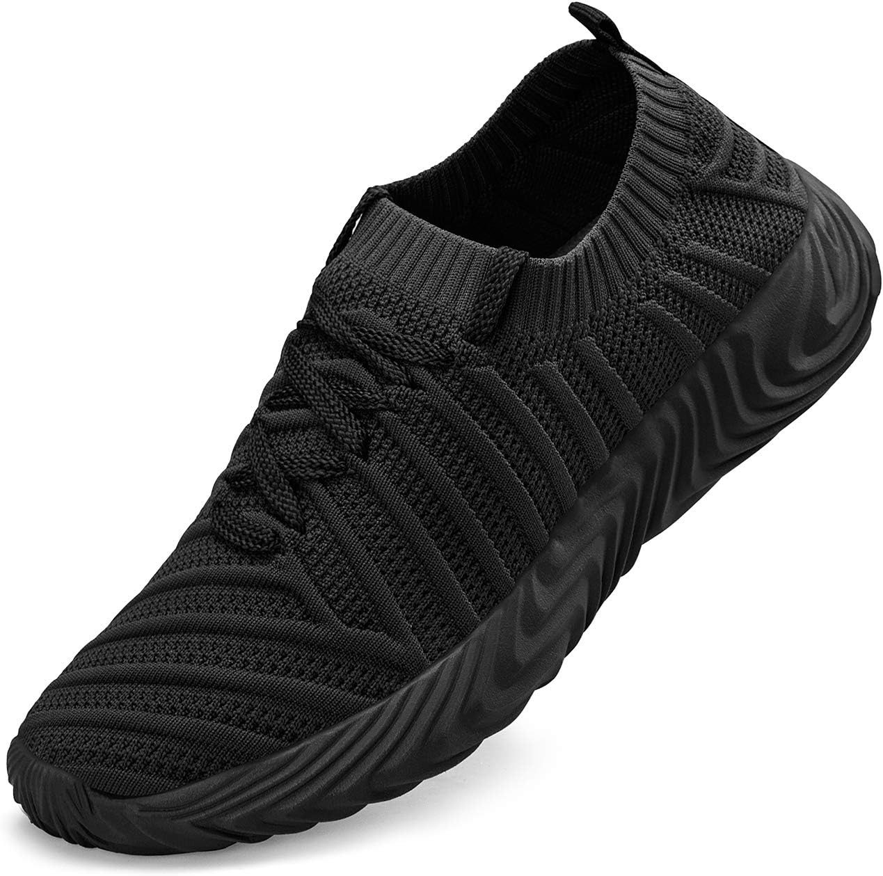 Feetmat Women's Running Shoes Slip Resistant Work Shoes Lightweight Lace Up Sneakers