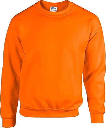 Gildan Sweatshirt Heavy Blend 18000, Farbe:Safety Orange;Größe:M