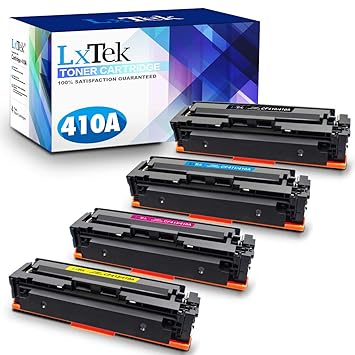 LxTek Kompatibel Toner für HP 410A 410X CF410A CF411A CF412A CF413A CF413X für HP Color Laserjet Pro MFP M477FDW MFP M477FDN 