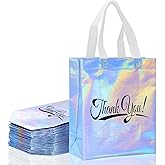 Takytao 30 Pcs Thank You Gift Bags with Handles Bulk Reusable Thank You Return Gift Bags Nonwoven Foldable Bag for Business, Shopping, Wedding, Baby Shower, Graduations, Party Favors