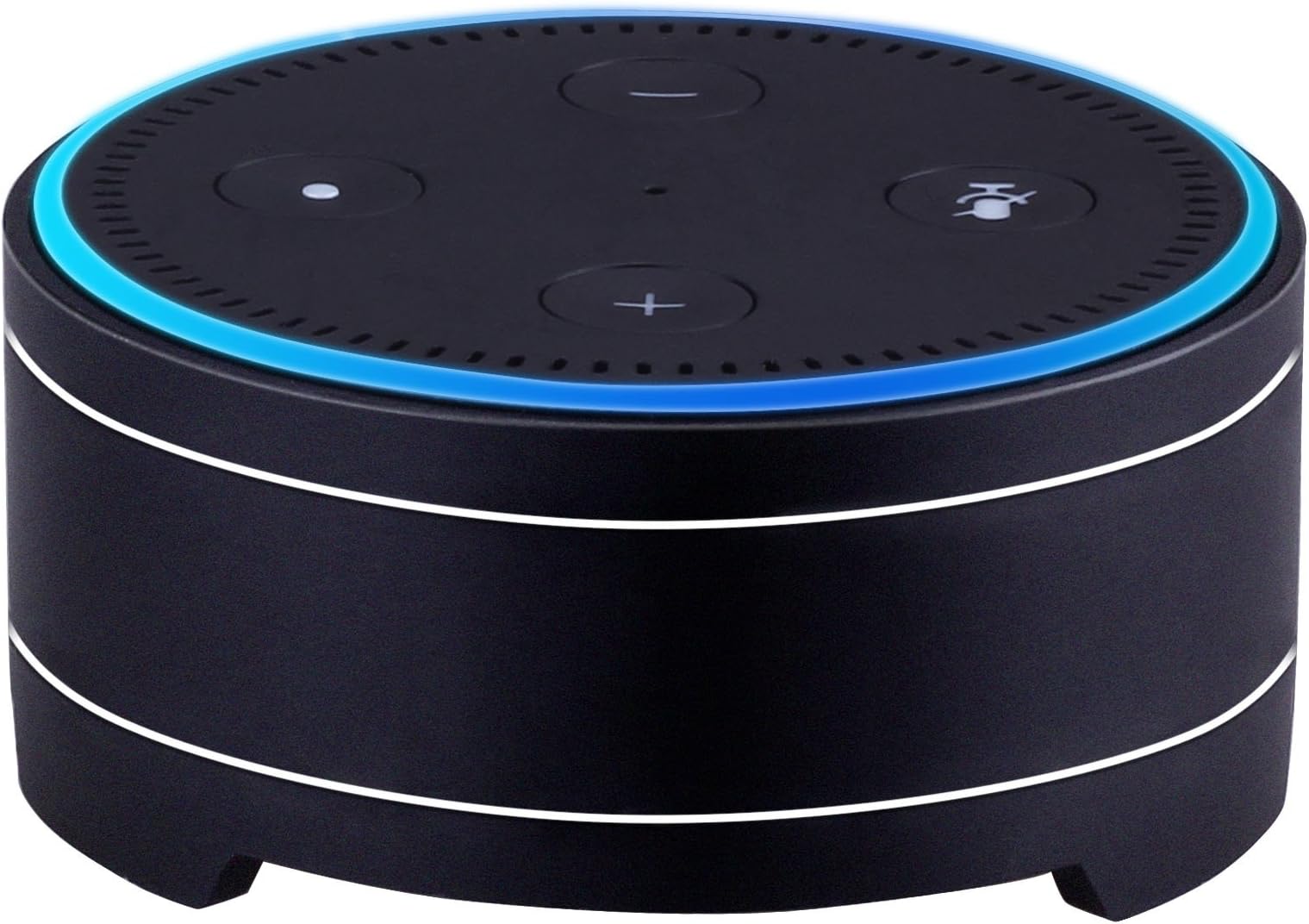Speaker Stand for Amazon Alexa Echo Dot, Bresuve Aluminum Speaker Holder Case for Amazon Echo Echo Dot Stand Holder Base Station for Alexa Dot 1st and 2nd Generation(Black)